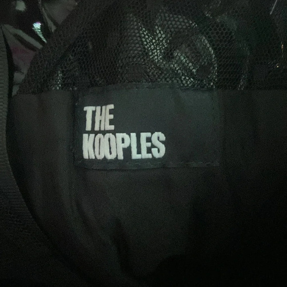 The Kooples Short Dress Vinyl Effect Black NEW Sz XS - Picture 5 of 6